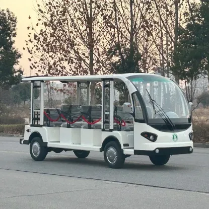 Picture of China Hot Sale Manufacture Sightseeing 11 Seater Electric Tour 72V Shuttle Bus Golf Cart Bus on Sale